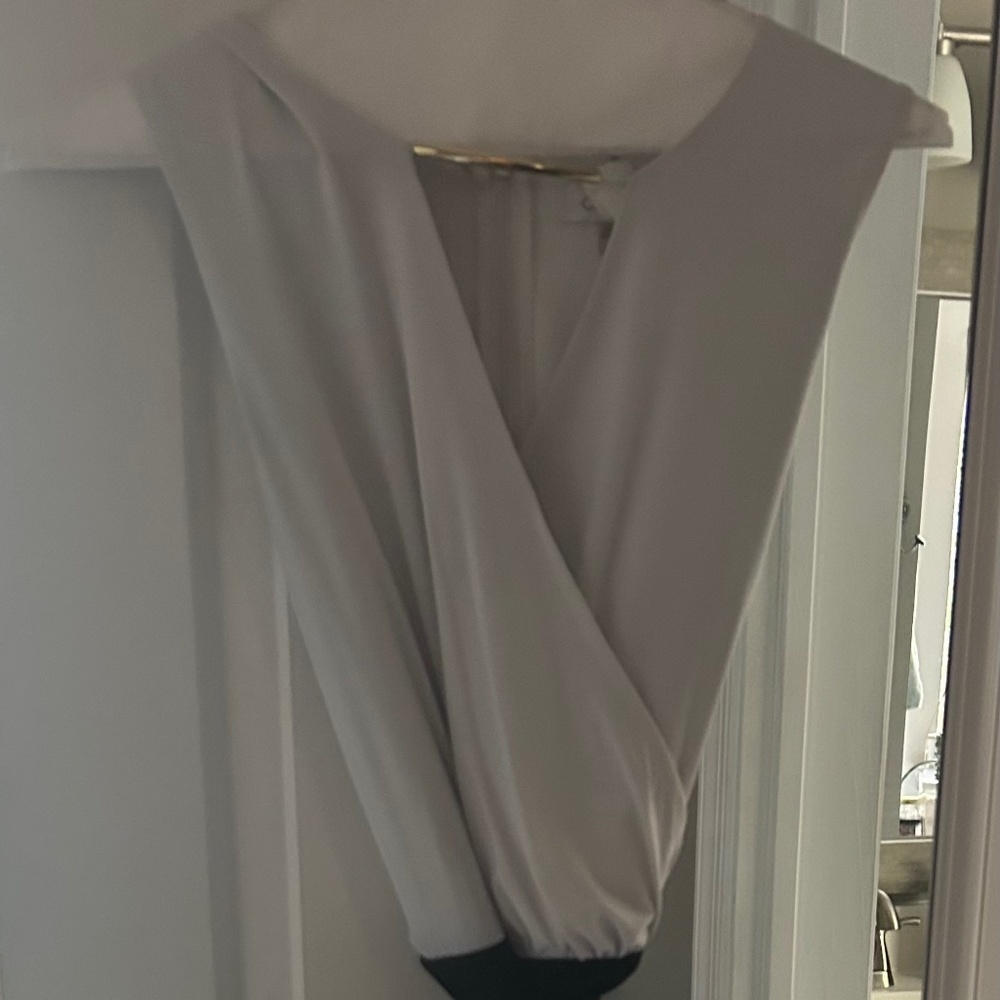 Calvin Klein black and White Romper